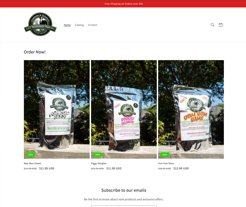 Texas Tripe Website Design